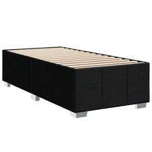 vidaXL Boxspringbett Mit Matratze Schwarz 80x200 Cm Stoff - Schwarz - Übersicht 8