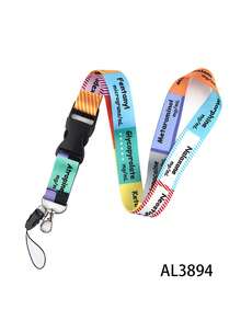 A Black Marble Lanyard, Made Of High-Quality Soft Fabric, With A Neck Strap And A Key Lanyard Strap. It Comes With A Quick Release Detachable Buckle, A Black Silky Marble Keychain, An ID Card Holder, And A Phone Bag Accessory - Multicolor - View 21