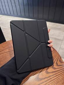 磁吸式可拆卸平板电脑保护套，适用于 iPad A16，3+Y 折叠设计，带笔槽，透明亚克力底壳，适用于 iPad 第十代，也适用于 iPad Pro 11 英寸（2020/2021/2022）、iPad Air 11 英寸（M2）、iPad Air 11 英寸（M3）、iPad Mini 7/6 英寸，多角度支撑，智能睡眠唤醒功能，也适用于 iPad 第九代。