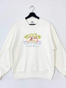 Vintage Pebble Beach Sweatshirt Pebble Beach Crewneck Monterey Sweater (2) - 白色 - 查看 1