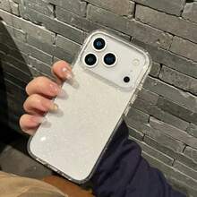 1PC Transparent Glittery Phone Case, Transparent Wallet-Style Silicone Shockproof Back Cover, Waterproof, Drop-Proof, And Scratch-Resistant. Compatible With IPhone 17/17 Air/17 Pro/17 Pro/16/16 Pro Max/16 Pro/16 Plus/15/15 Pro Max/15 Pro/15 Plus/14/14 Pro/14 Plus/14 Pro Max/13/13 Pro/13 Pro Max/12/12 Pro/12 Pro Max/11/11 Pro/11 Pro Max/X/XS/XR/XS Max/7/8/SE2/7p/8p. - Clear - View 7