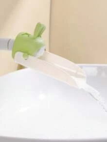 1个U型水龙头延长器，卡通水龙头延长防溅罩，适用于浴室和厨房 - 彩色 - 查看 9