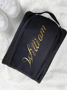 Personalized Name Travel Shoe Bag, Anti-Theft Basketball Football Shoe Bag, Portable Business Travel Shoe Bag, Shoe Bag Packaging, Dust-Proof Slipper Bag, Sports Shoe Bag, Outdoor Business Travel Waterproof Sports Shoe Bag, Breathable Mesh Football Shoe Bag For Men And Women, Practical Gift For Boyfriend/Girlfriend, Essential For Business Travel And Back To School - Multicolor - View 8