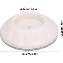 Fdit - Protector de pared para puerta de bebé, 4 unidades, protector de protección de pared para bebés y mascotas, accesorios para escaleras, puertas de  interiores - 1 - Ver 5