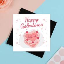 1 tấm thiệp ngày Galentines, thiệp Galentines tặng bạn thân, quà tặng Galentines, thiệp Galentines tặng bạn bè, thiệp ngày Palentines, ngày Galentines, lễ tình nhân - Nhiều màu - Xem 4