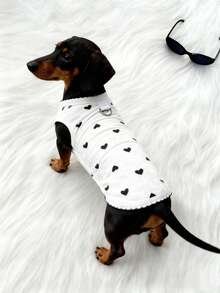 1 quần áo thú cưng HUITAIYANG, áo vest thú cưng, áo vest mềm mại và thoải mái cho chó, quần áo mèo, quần áo thú cưng, áo vest thú cưng, áo vest thú cưng mùa thu/đông, thích hợp cho chó và mèo cỡ trung bình và nhỏ - Nhiều màu - Xem 8