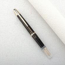 金豪20按压式伸缩钢笔，F尖，带上墨器，树脂笔身，礼品笔 - 20便士 - 查看 4