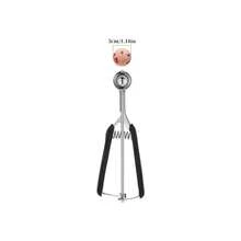 Cuchara de helado de acero inoxidable, cuchara para galletas, cuchara de helado multipropósito, cuchara para frutas, bola de melón, herramientas de cocina para hornear masa - 70 mm - Ver 9
