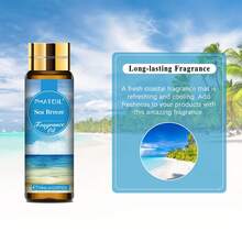 1pc 10ml/0.33fl.Oz Fragrance Oil Perfume Scent, Fruit Scent Essential Oils With Dropper PHATOIL Coconut& Vanilla Bubble Gum Sea Breeze Parma Violet Orange Blossom Freesia Marshmallow Apple Mango Strawberry Cherry Coconut Litchi Peach Pineapple