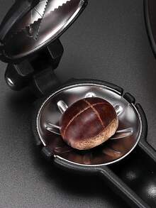 1Pc Multifunctional Stainless Steel Nut Cracker - Durable Metal Clamp Jaw, Cracks Walnuts/Macadamia Nuts/Hard Nuts, Bottle Opener 2-In-1 - For Home Kitchen/Baking/Snack Prep/Mother's Day/Women's Day/Housewarming Gift - Multicolor - View 5