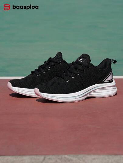 baasploa Lätta och bekväma andningsbara sportskor för kvinnor, lämpliga för löpning, träning och vardagskläder. Dessa bästsäljande vita sportskor är mångsidiga och praktiska, lämpliga för alla årstider. Ett perfekt val för tennisentusiaster eller damer som behöver vardagsskor, promenadskor eller löparskor.