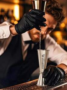 1pc Customized Cocktail Jigger, Personalized Engraved Stainless Steel Cocktail Jigger, Custom Gift For Bartenders, Exclusive Gift For Mixologists - Multicolor - View 8