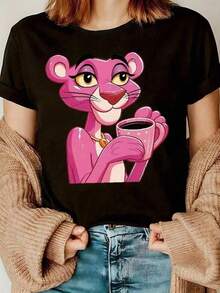 Women T-Shirts - Black - View 7
