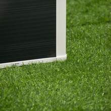 Outsunny Raised Planter, 60x60x30cm Plant Box With Drainage Function, Made Of Plastic For Vegetables And Herbs, Grey - 1 - View 3