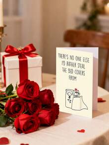 Funny Valentine's Day Cards With Envelopes | Hilarious Romantic Anniversary Cards For Couples & Spouses | Perfect Birthday Gifts From Wife/Girlfriend To Husband/Boyfriend-1PC - Multicolor - View 8