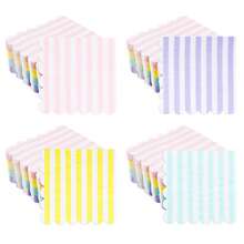 20Pcs Disposable Cocktail Napkins, 5 X 5 Inches, 2-Ply, Scalloped Edge, For Dinner Wedding Birthday Party Bridal Anniversary Reception Event - Multicolor - View 7