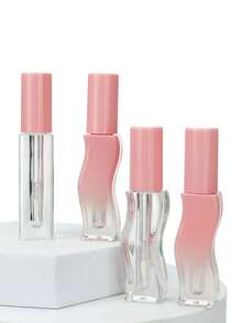 3Pcs Lipstick Container Round, Mini Lipgloss ,Sample Tube Refillable Bottles, Rubber Inserts, Travel Essentials,Lip Gloss Tube, Liquid Eyeliner Mascara Lipstick Tubes Bottle, Empty Refillable Cosmetics Containers, Plastic Empty Refillable Bottles, Liquid Lipstick Container, Lip Gloss Sample Vials, DIY Lip Oil, Lip Gloss, Lip Balm Tube, Makeup Sample Container, Travel Accessory - Multicolor - View 8