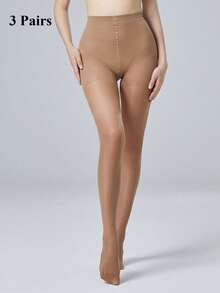 1 Cặp quần bó định hình cơ thể gợi cảm 40D dành cho nữ có chức năng kiểm soát bụng và nâng mông, tất, quần tất thời trang và đơn giản, chất liệu trong suốt - Nhiều màu - Xem 28