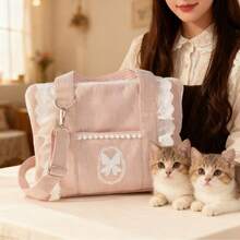 宠物背带包，适合旅行和外出时携带小型犬猫 - 彩色 - 查看 7