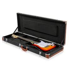 Portable Electric Guitar Case Hard Shell Square Wood For GST GTL Guitars - 預設 - 查看 3