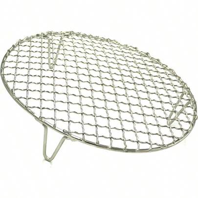 Dia 12" X 2" Height Multi-Purpose Cross Wire Rack Round Steaming Cooling Stainless Steel Barbecue Racks/Grills/Pan Grate/Carbon Baking Net 305mm/12