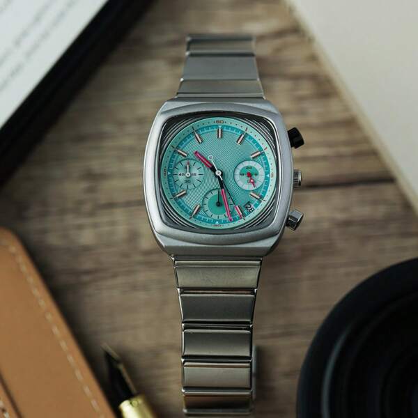 [CILOA] Reloj mecánico cuadrado para hombres: marca auténtica, diseño de alta gama, que adopta "agujero de gusano" y tubo de tritio, reloj deportivo para hombres - excelente opción de regalo de Navidad