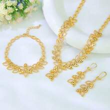 1 Set Dubai Vintage Wedding Jewelry Set 21k Gold Plated Arabic Muslim Punk Hip Hop Necklace Middle Eastern Women Jewelrys - Jewelry Set - View 18