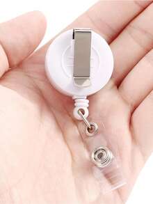 粉色蝴蝶结、樱桃、豹纹卡套，带可伸缩证件夹、登山扣、粉色可伸缩证件卷轴和可拆卸挂绳 - 励志语录证件钥匙扣，适合医生、护士、教师、女学生和办公室职员，圣诞节、感恩节、新年礼物 - 彩色 - 查看 9