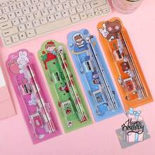 5/10/20/40pcs Set Of Elementary School Pencils, Stationery Gift Box, Student Pencil Stationery Gift Pack - Halloween, Christmas, Thanksgiving Gifts, Rewards (Accessory Colors Random) - Multicolor - View 5