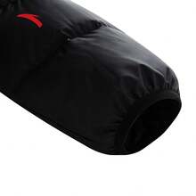 Anta 系列安踏男女通用防水羽绒服，冬季带帽保暖棉质填充外套 972541903 - 黑色-3 - 查看 4