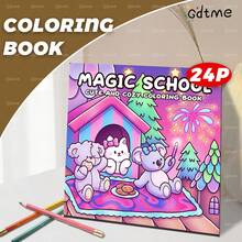 GDTME Un libro para colorear sobre el poder de las niñas: adecuado como regalo de Acción de Gracias, cumpleaños o graduación, se puede regalar a novias, familiares o amigos, la portada usa papel perlado, páginas interiores de 120g, 7.9x7.9 pulgadas - El poder de las chicas - Ver 18