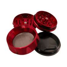 4-Layer Drum Herb Grinder With Pollen Catcher - Premium Aluminum Spice Grinder With Razor Sharp Teeth - For Herbs, Spices, Tobacco - 9 Colors & Rainbow Mix Set Available - Multicolor - View 4