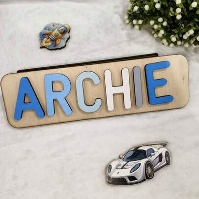 ARCHIE Yaratıcı İsim Dekoru, Masa Süsü, Düşünceli Doğum Günü Hediyesi, Kişiselleştirilmiş Ev Dekorasyonu, Yıldönümü Temel Gereçleri, Yatak Odası Masa Üstü Dekorasyonu