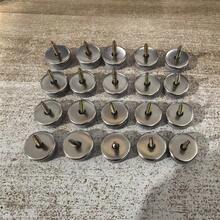 20pcs Furniture Leg Nails, Table & Chair Felt Screws, Anti-Slip Pads, Wood Floor Protector Nails, Furniture Hardware - Multicolor - View 12
