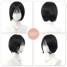 New Arrival Women's Short Bob Wig - Synthetic Fiber Natural Looking Fashionable Full Cap Wig - Multicolor - View 5