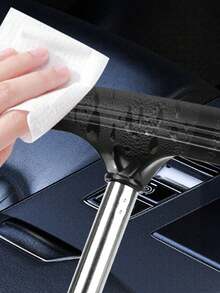 Car Rearview Mirror Wiper, Defogging And Removing Water From Car Window Glass, Cleaning Car Wiper Blade, Stainless Steel Telescopic Wiper Strip,Telescopic Bracket Wiper Strip, Wiper, Cleaning Manual Wiper, Suitable For Rainy Travel, Foldable And Portable,Smooth, Silent, And Crystal-Clear Wipe Every Time,Resisting Heat, Cold, And Wear.Universal Fit - Fits Most Car Models ,Upgrade Your Drive For Less! - Multicolor - View 5