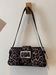 Leopard Patterned Shoulder Bag, Cheetah Patterned Homeless Handbag, Women's Leather Retro Handbag, Wallet, Backpack, Handbag, Women's Handbag, Women's Wallet, Women's Handbag, Women's Work Bag, Women's Handbag, Women's Car Accessories, Personalized Gifts, Women's Wallets And Bags, Travel Essentials, Christmas Gifts, Valentine's Day Gifts, Winter, Accessories For Women, Christmas Wallet, Makeup Bag, Christmas Bag, Travel Accessories, Gifts For Women, Cosmetics Bag - Multicolor - View 8