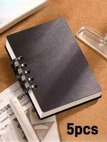 1-20pcs Customized Loose-Leaf Macaron Notebook, Office & Study Supplies, 80 Pages. Compact & Portable, Suitable For Classroom Notes, Recording Client Needs, Schedule Planning And Life Organization.