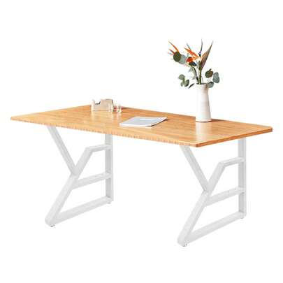 Futchoy K-Shaped Table Legs, 2Pcs 3-Tier Metal Table Legs, 28-Inch Metal Desk Legs