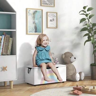 Toy Storage OrganizerPackage Includes: - 1 X Kids Storage Bench - 1 X Manual