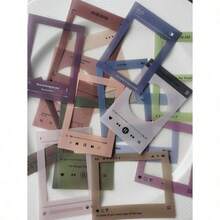 15pcs Mixed Pattern Sticker, Modern Waterproof Frame Print Decal For Office, School Back To School - Nhiều màu - Xem 1