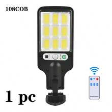 1pc, Solar Wall Lights, Outdoor LED Solar Street Lamp, 3 Modes, Motion Sensing And Light Sensing, Suitable For Courtyards, Gardens, Garage Doors, Balconies - white light - View 8