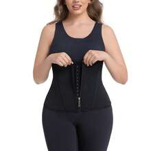 1 pièce Gaine amincissante pour femmes grandes tailles, body de fitness, danse, yoga, course. Gaine de taille amincissante minimaliste et pour un port quotidien - Noir - Voir 6