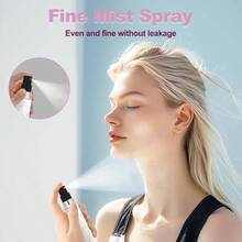 Perfume Travel Refillable Bottleu2013 Portable Sprayer, Empty Perfume Bottles With Unique Patterns, Refill Pump Case Traveling And Outgoing, 2 Pcs Pack Of 5 MlWhite And Pink - White and Pink - 查看 6