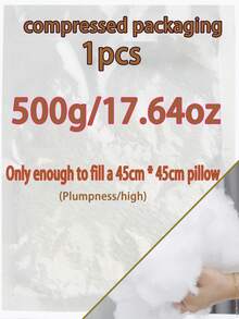 1pc 100g/500g/1000g High Quality Polyester Fiber Filling, Soft & Fluffy With High Elasticity. Premium PP Cotton, Silk-Like Fiber, DIY Filling Material, White Polyester Fiber Filling, Large Capacity, Soft & Fluffy, Highly Elastic Pillow Material, Premium Polyester Fiber Filling, Suitable For Pillows - Multicolor - View 13