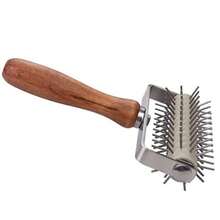 Handle Roller Docker Stainless Steel Pizza Dough Docker For Homemade Pizza Cake Pie Bread Pastry Baking Tool - 如圖 - 查看 5