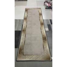 1pc Luxury European Style Gold Design Carpet, Suitable For Hallway, Balcony, Kitchen, Bathroom - Multicolor - View 7