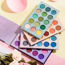 beauty glazed Set Palet Eyeshadow 3-in-1 - Matte, Shimmer, Tahan Lama, Pigmentasi Tinggi, Tahan Air, Eyeshadow Berwarna, Bedak Kontur, Highlighter - MultiWarna - View 5