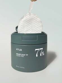 Anua 77 心叶牌洁肤棉片，160毫升/5.4液盎司，70片装，水凝胶质地，精华注入，轻盈透气，清洁毛孔，一次性护理棉片，日常清洁，温和去角质，韩国化妆品 - 160ML/70EA - 查看 10