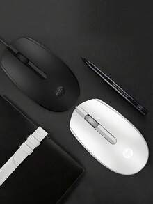 HP Wired Small Mouse, Computer Mouse, Desktop Computer Wired Mouse, Office Business Laptop, Office Compatible With Microsoft Windows And Apple IOS Systems - Multicolor - View 12